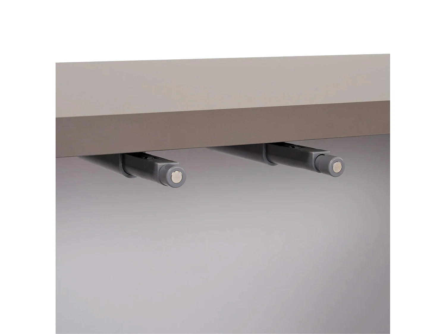 Meuble TV taupe 4 portes motif arches MARFA
