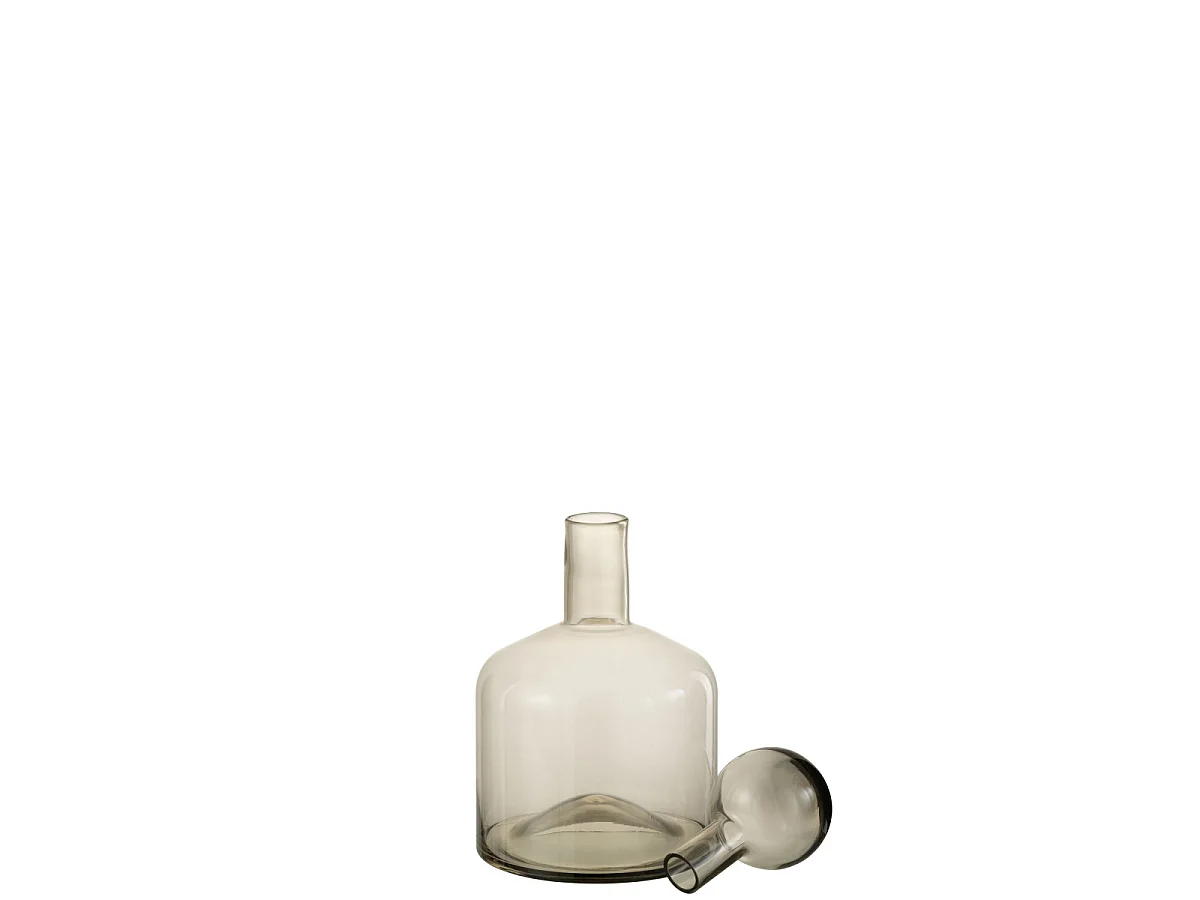 Bouteille en Verre "Norma" 40cm Gris