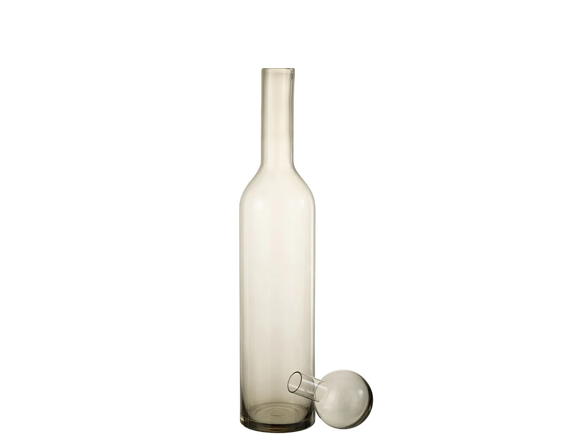 Bouteille en Verre "Norma" 75cm Gris