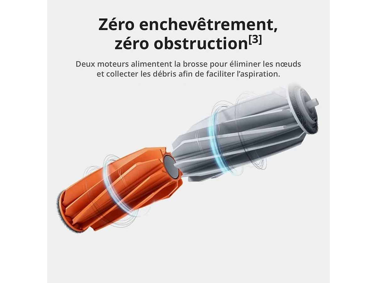 DJI ROMO S Aspirateur laveur robot avec station d'autonettoyage, 25 000 Pa