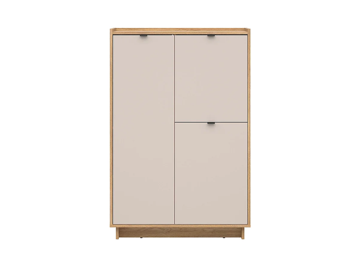 Högt sideboard med 3 dörrar Donna Kashmir och Trä