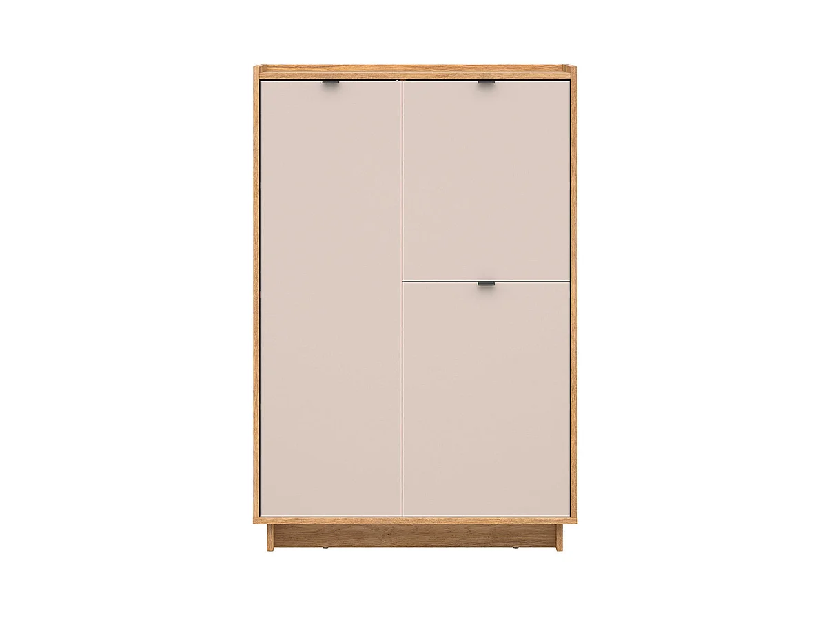 Högt sideboard med 3 dörrar Donna Kashmir och Trä