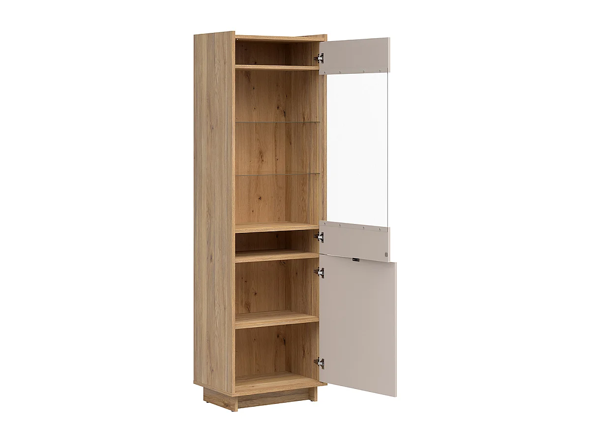 Vaisselier 2 portes Donna Cachemire et Bois