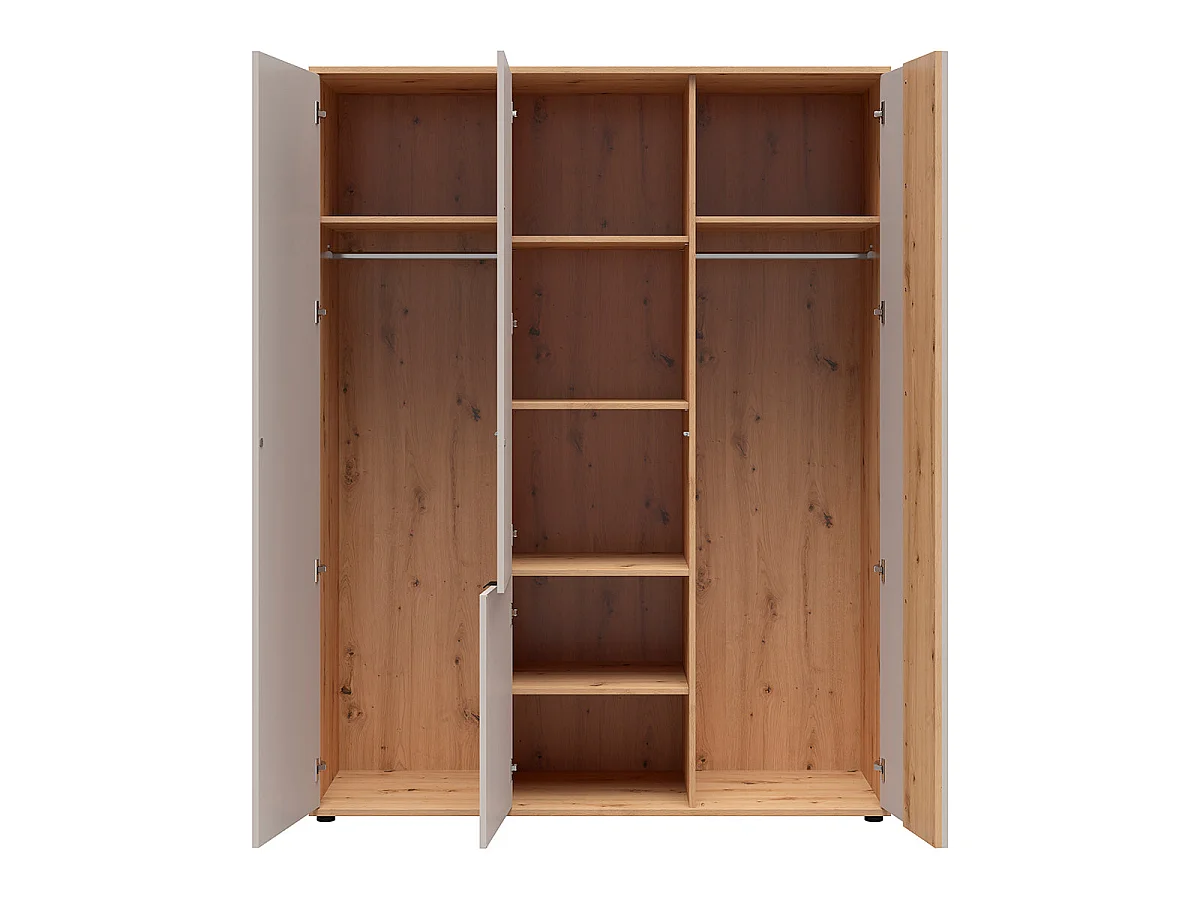 Armario 4 puertas Ezra Cachemira y Madera