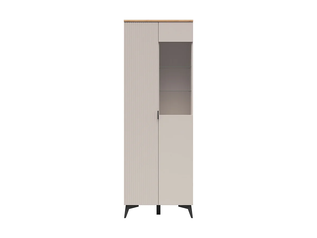 Vaisselier 2 portes Vicky Cachemire et Bois
