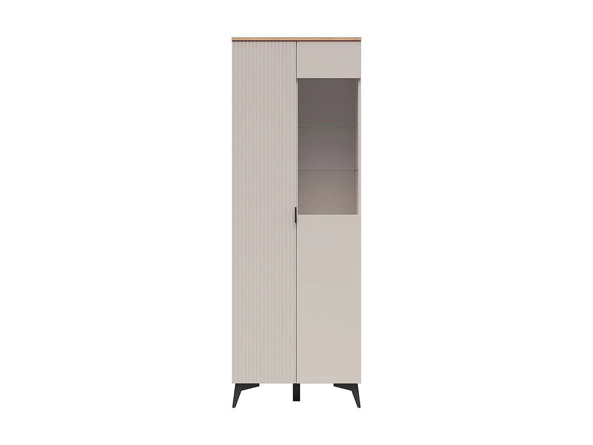 Vaisselier 2 portes Vicky Cachemire et Bois
