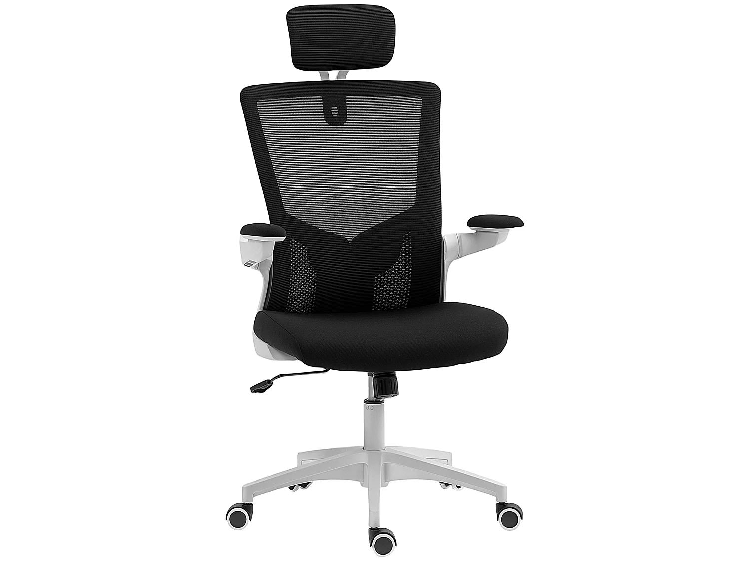 Chaise de bureau manager ergonomique réglable accousoirs relevables noir