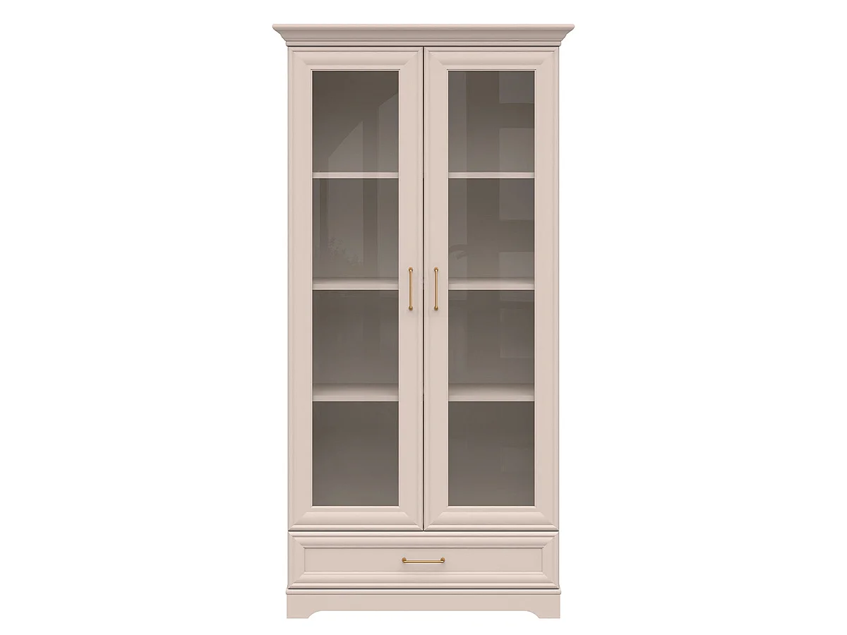 Vaisselier 2 portes 1 tiroir Perle Cachemire