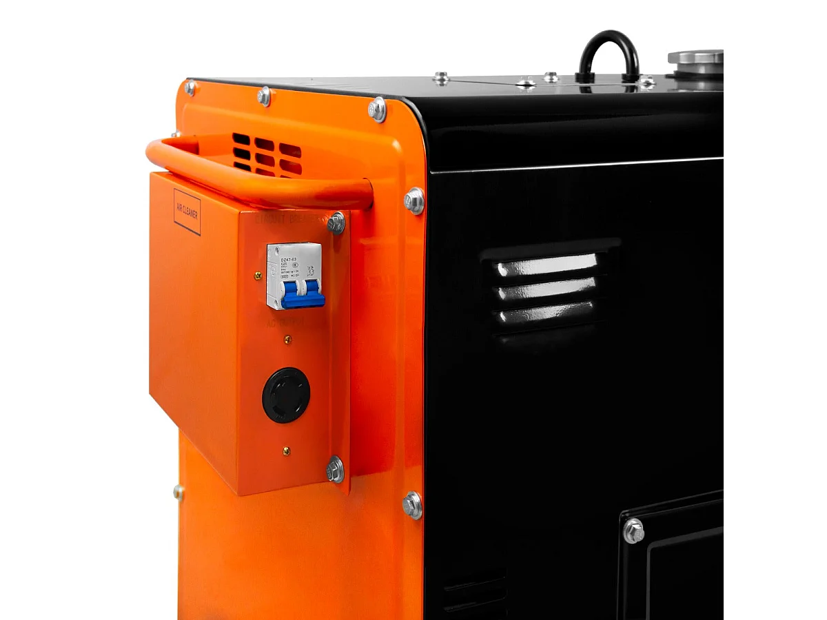 T-Mech Portable Silent Diesel Generator Single Phase 230V