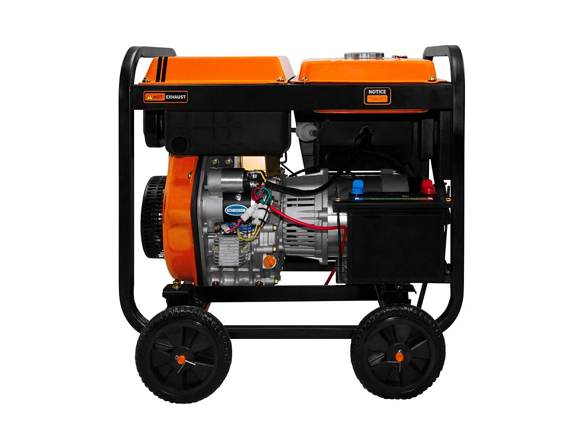 T-Mech 5kVA Portable Diesel Generator Open Frame