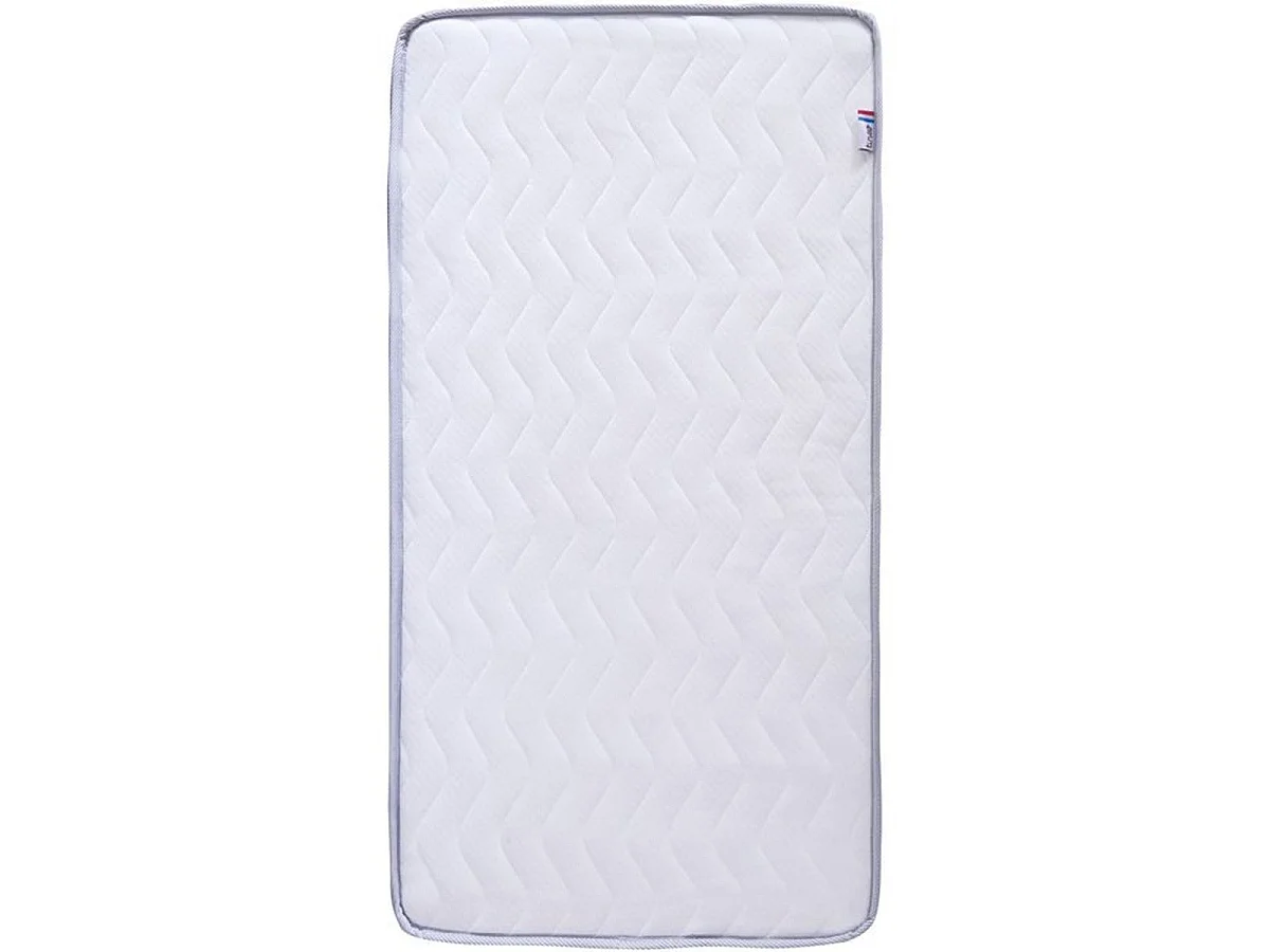 Matelas bébé TINEO 60 x 120 cm - 11 cm d'épaisseur, faces saisonnières