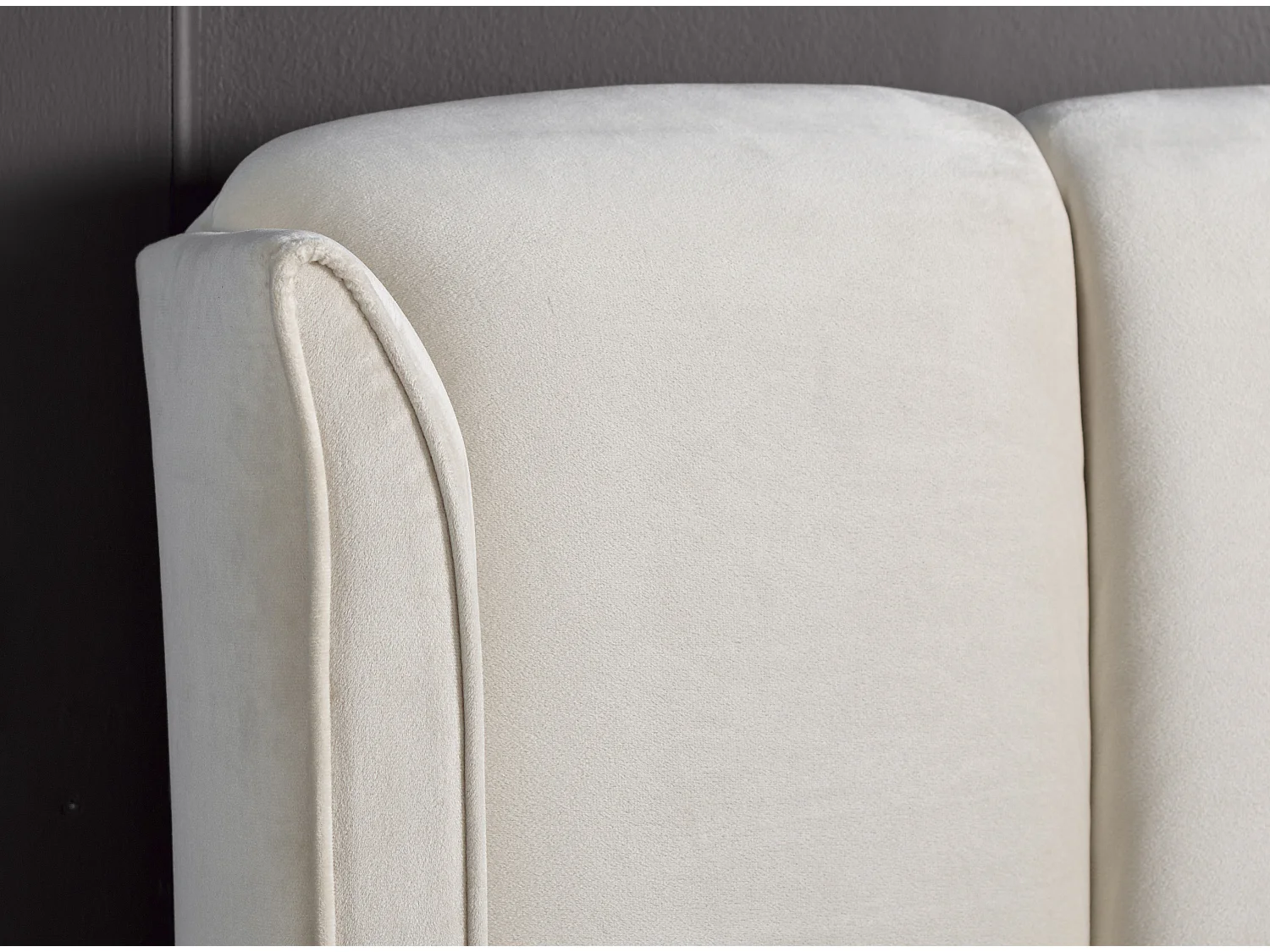 Aurora Warmstone Velvet Ottoman Bed Double