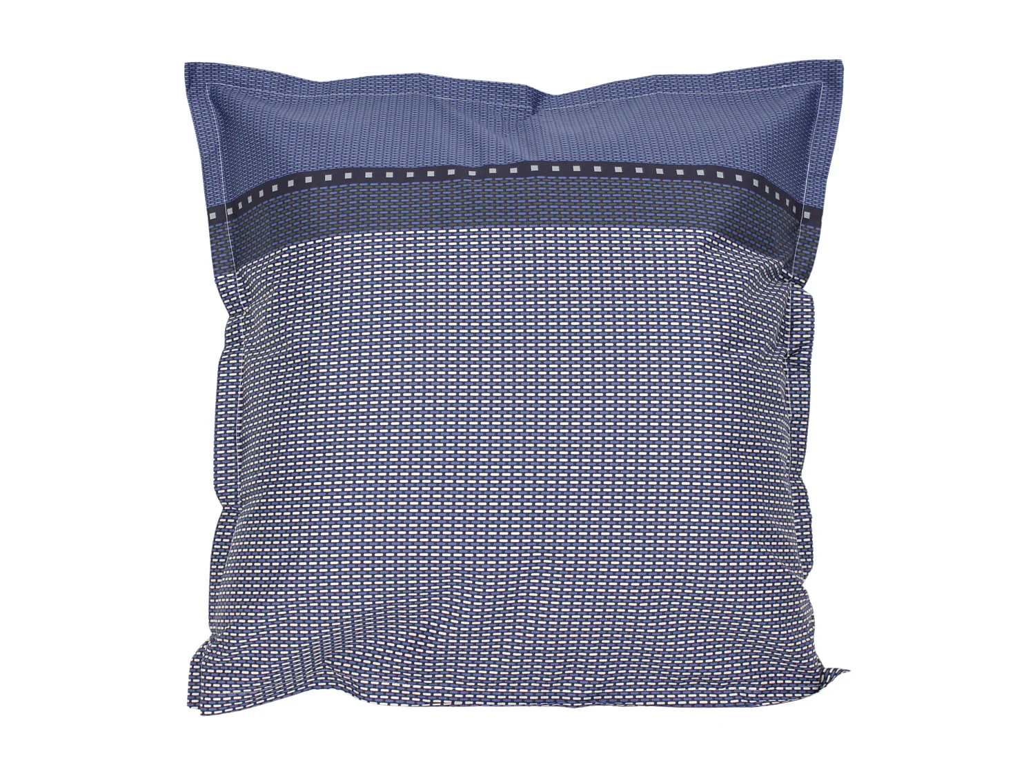 Parure de lit 280x240 cm satin de coton ENZO bleu