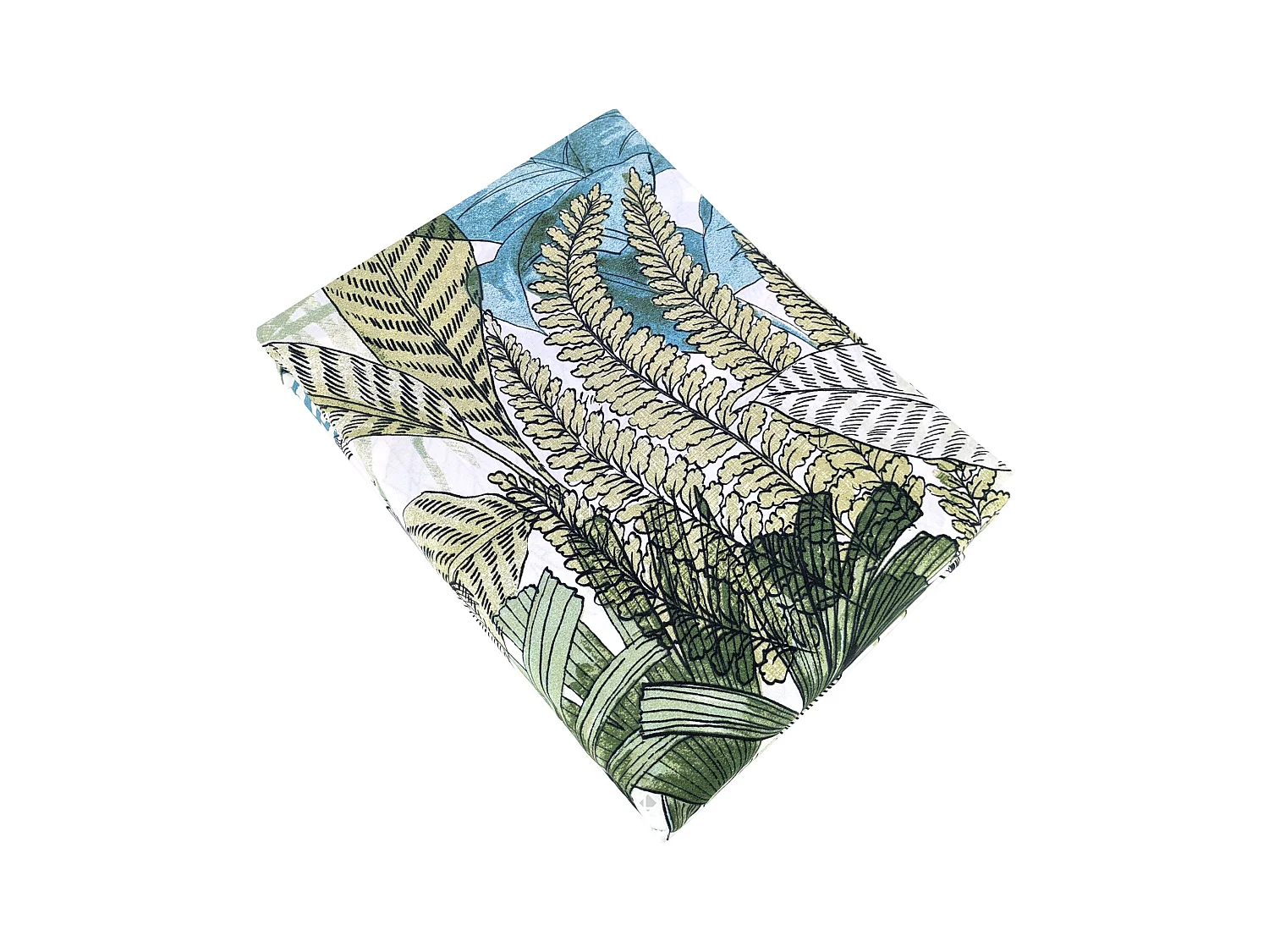 Parure de lit 240x220 cm percale de coton BALISIA Vert