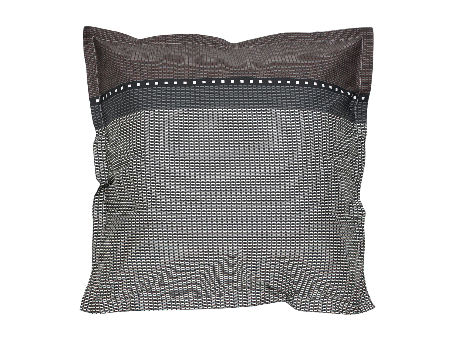 Parure de lit 280x240 cm satin de coton ENZO noir