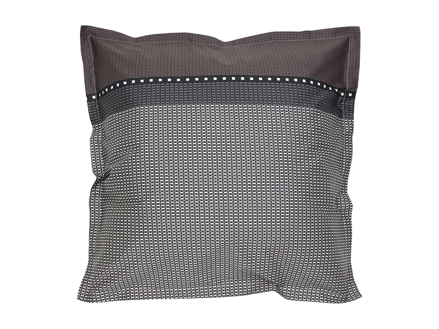 Parure de lit 280x240 cm satin de coton ENZO noir