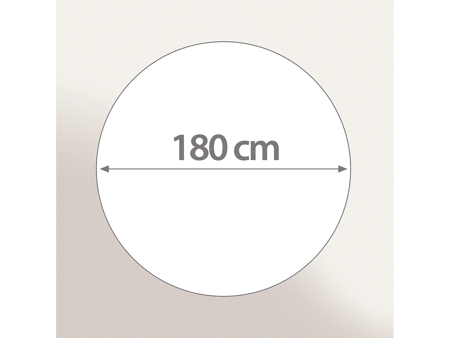 Drap de plage rond 180 cm TRACCIA Vert