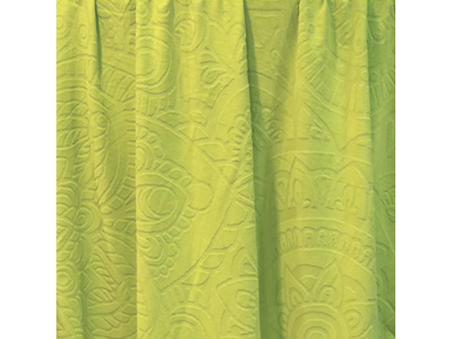 Drap de plage rond 180 cm TRACCIA Vert