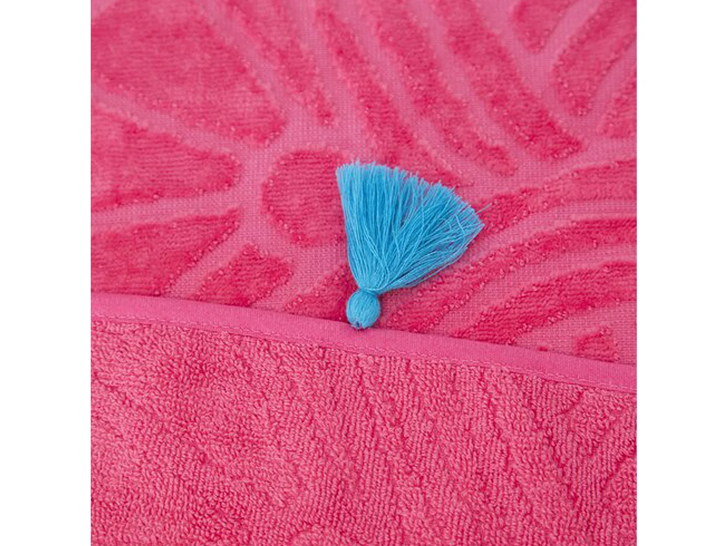 Drap de plage rond 180 cm TRACCIA Rose