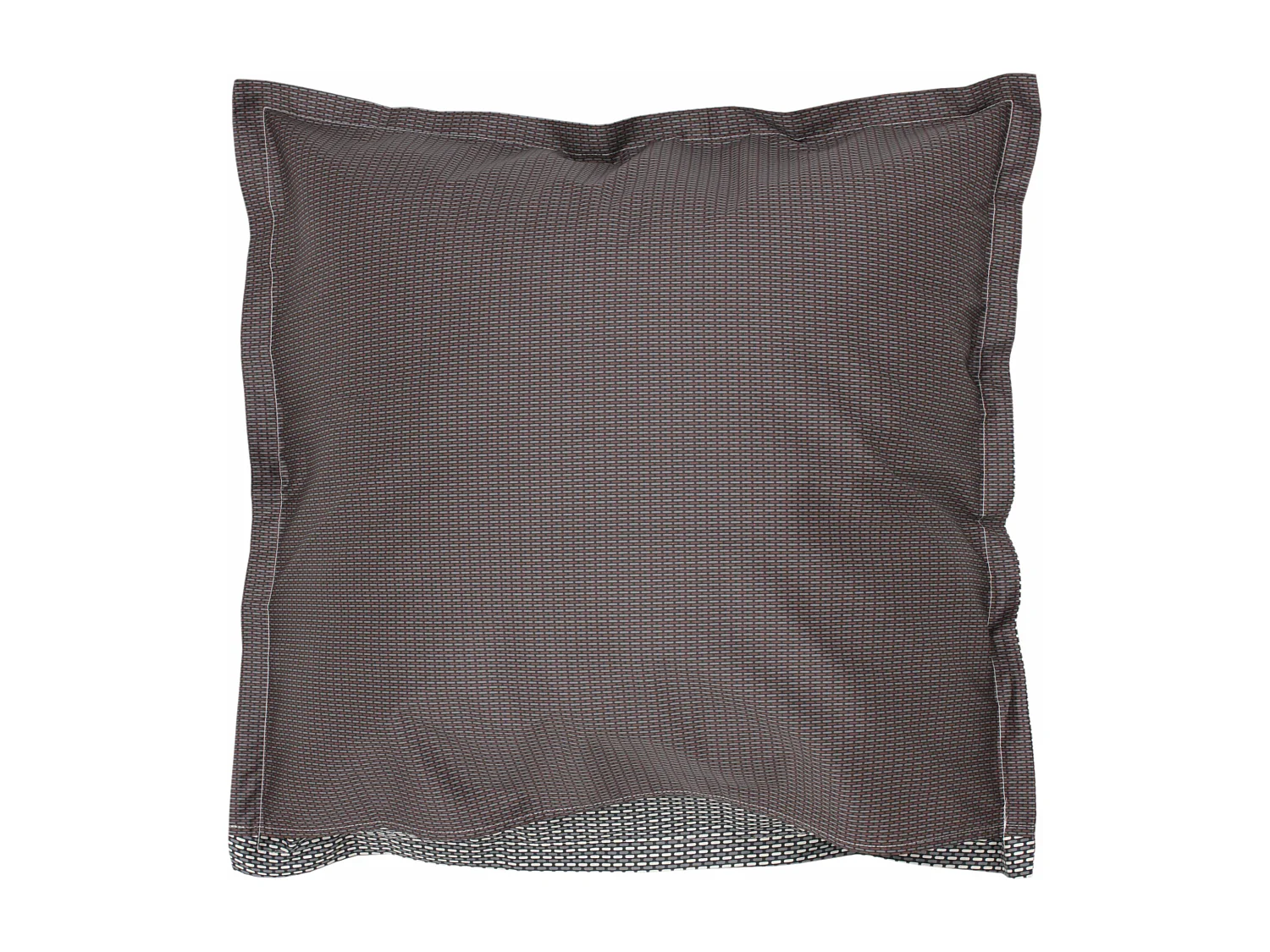 Taie d'oreiller 65x65 cm satin de coton ENZO noir
