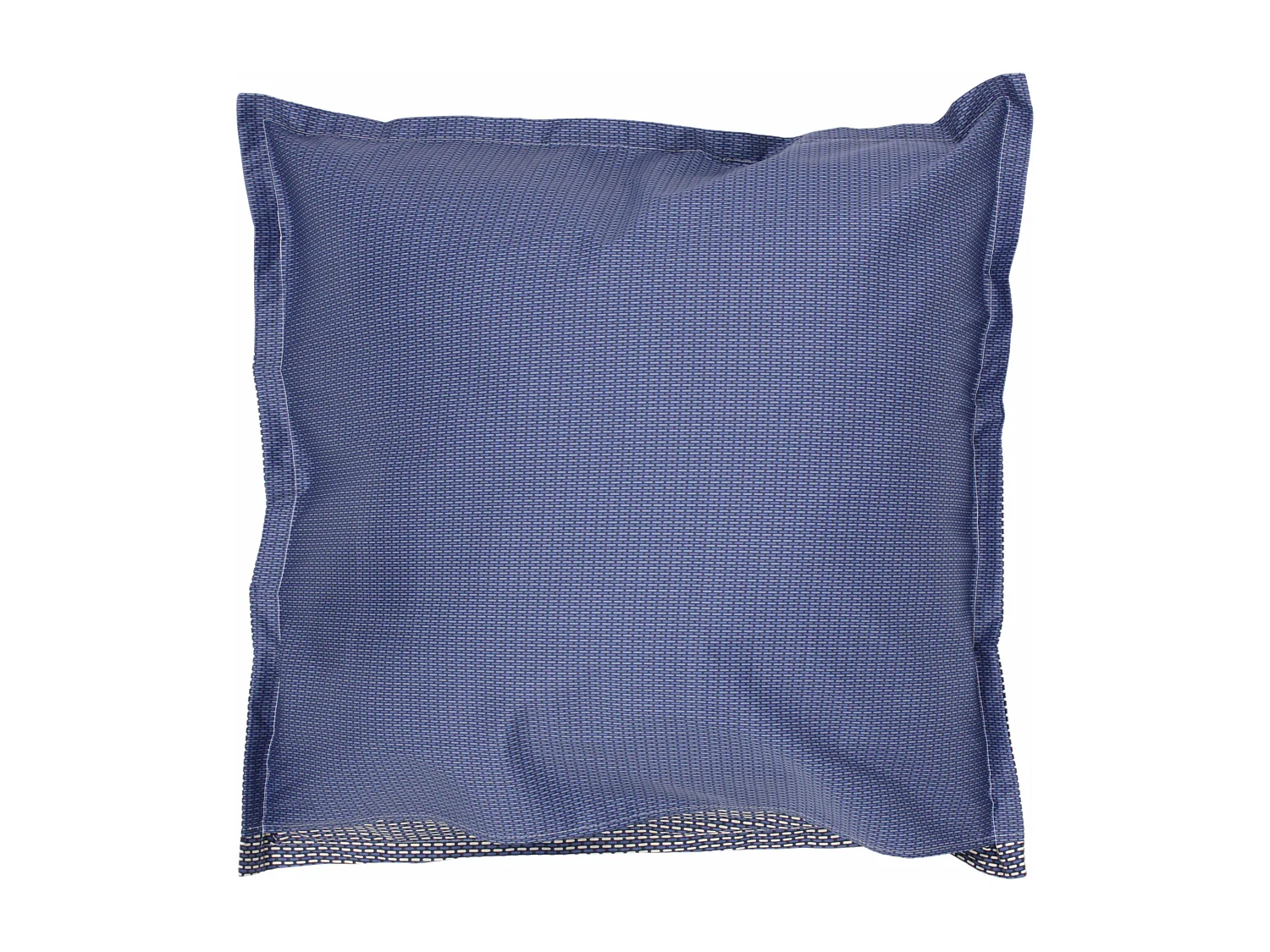 Taie d'oreiller 65x65 cm satin de coton ENZO bleu