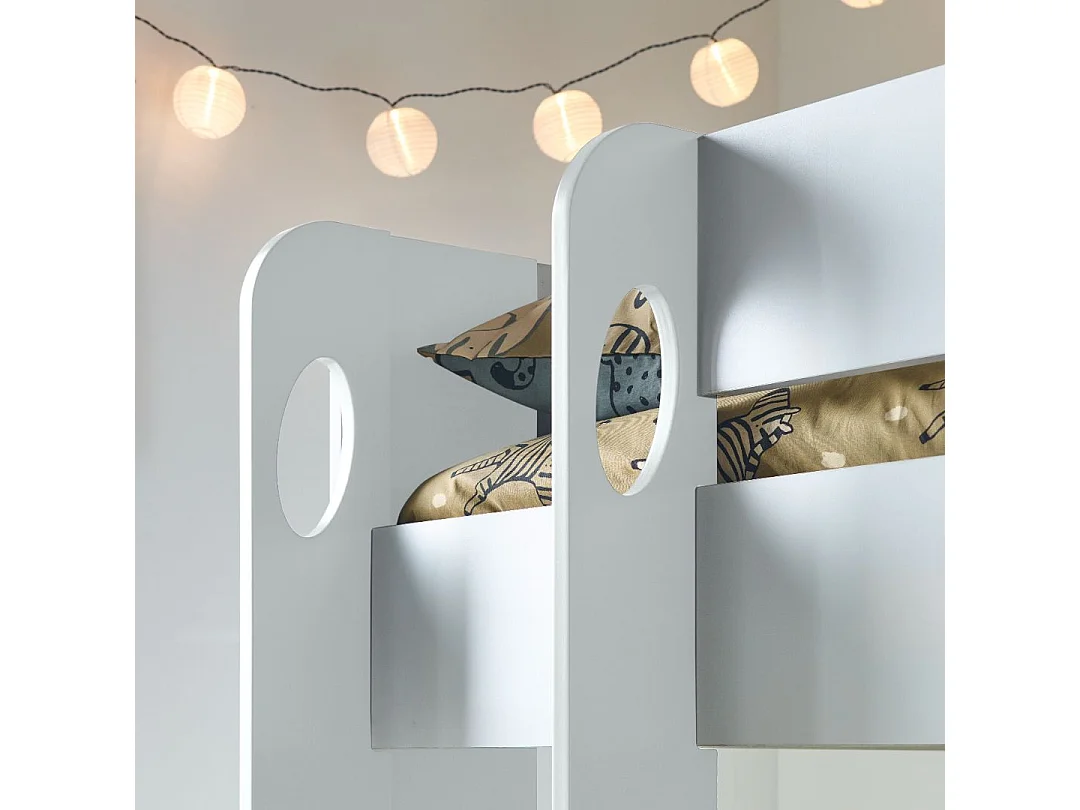 Oliver White Storage Bunk Bed With Drawer