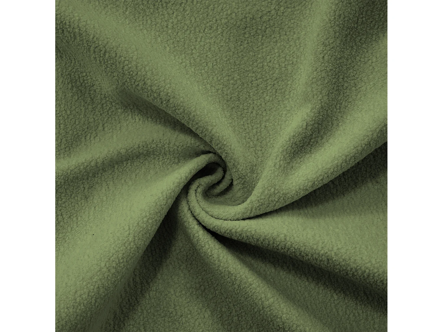 Canapé relaxation cloud vert, tissu chenille, 4 coussins inclus, assise moelleuse, salon