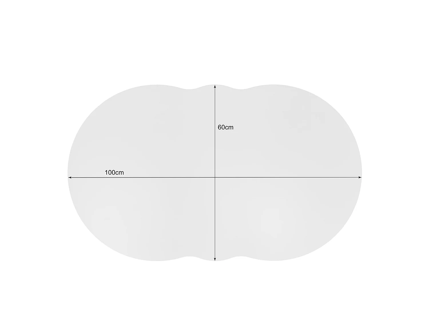Table basse nuage avec tiroirs et rangements, design original, meuble salon scandinave