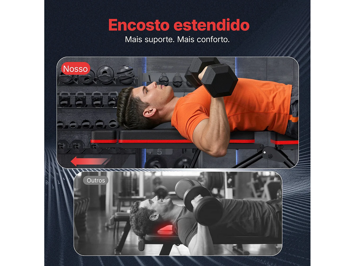MERACH Halterbank Verstelbaar - Fitnessbank Inklapbaar voor Thuis - Max 450 kg Belastbaar - Verlengde Rugleuning 80 cm - Trainingsbank Home Gym