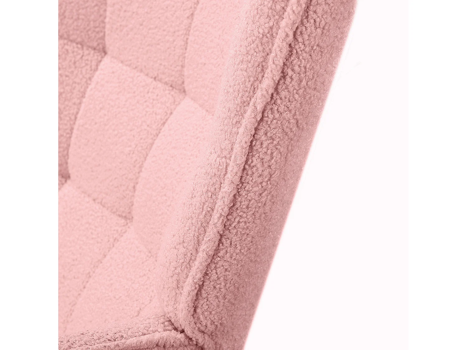 Fauteuil à Bascule - Chaise Relax pour Salon, Chambre à Coucher - Rose   - 75 x 68 x 92 cm