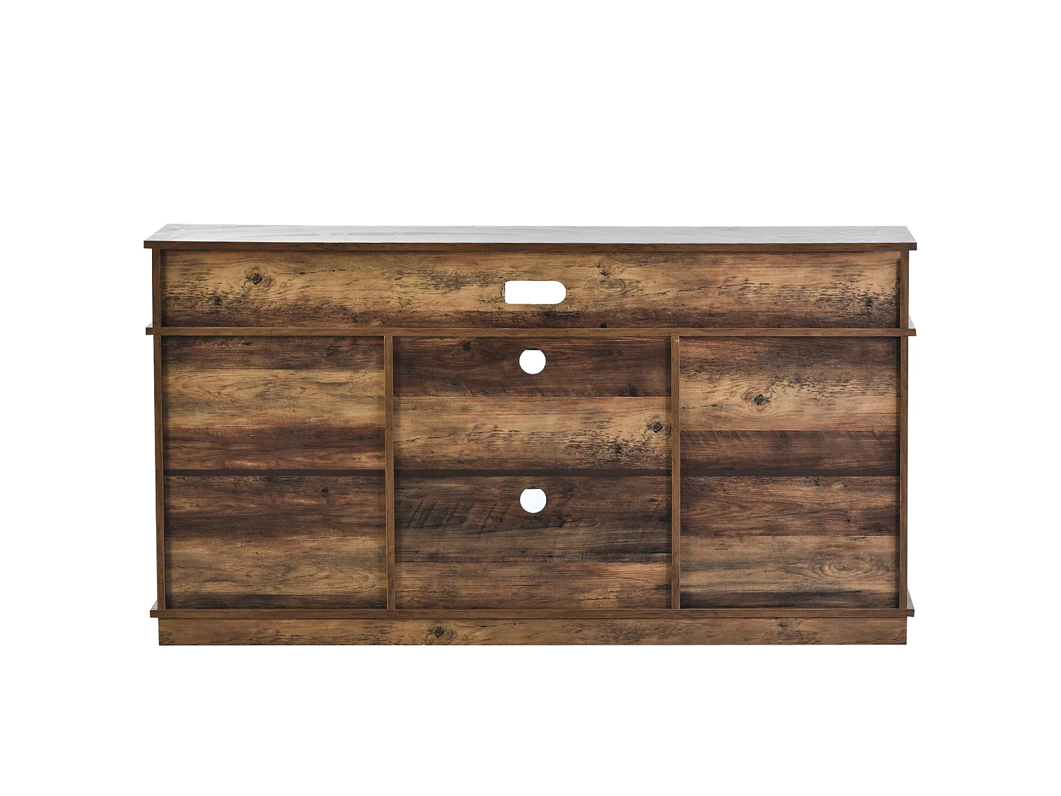Móvel para TV, aparador, com 2 portas de correr clássicas, para sala de estar, 148 x 40 x 78 cm, marrom