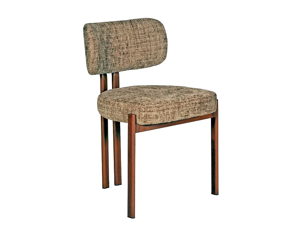 Lot de 2 chaises de salle à manger ROMEO/ Gris taupe