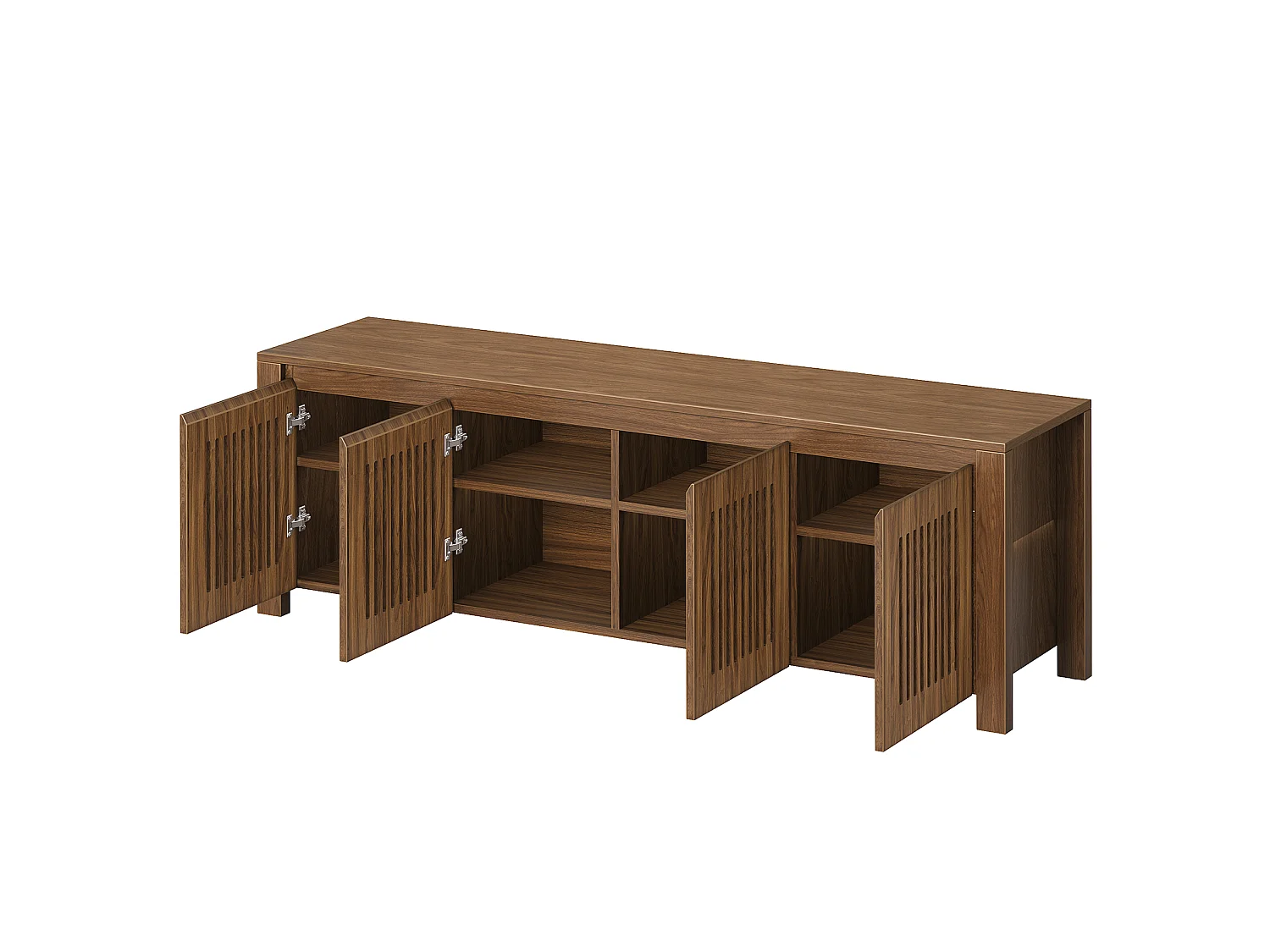 Entrébänk med förvaringshyllor, sänggavelbänk i 2 nivåer, MDF-mått 140 x 35 x 51 cm