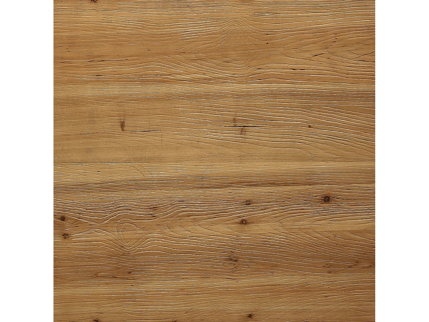 Rechthoekige eettafel voor 4-6 personen - MDF - Bruin 160 x 80 x 76 cm Stoelen niet inbegrepen