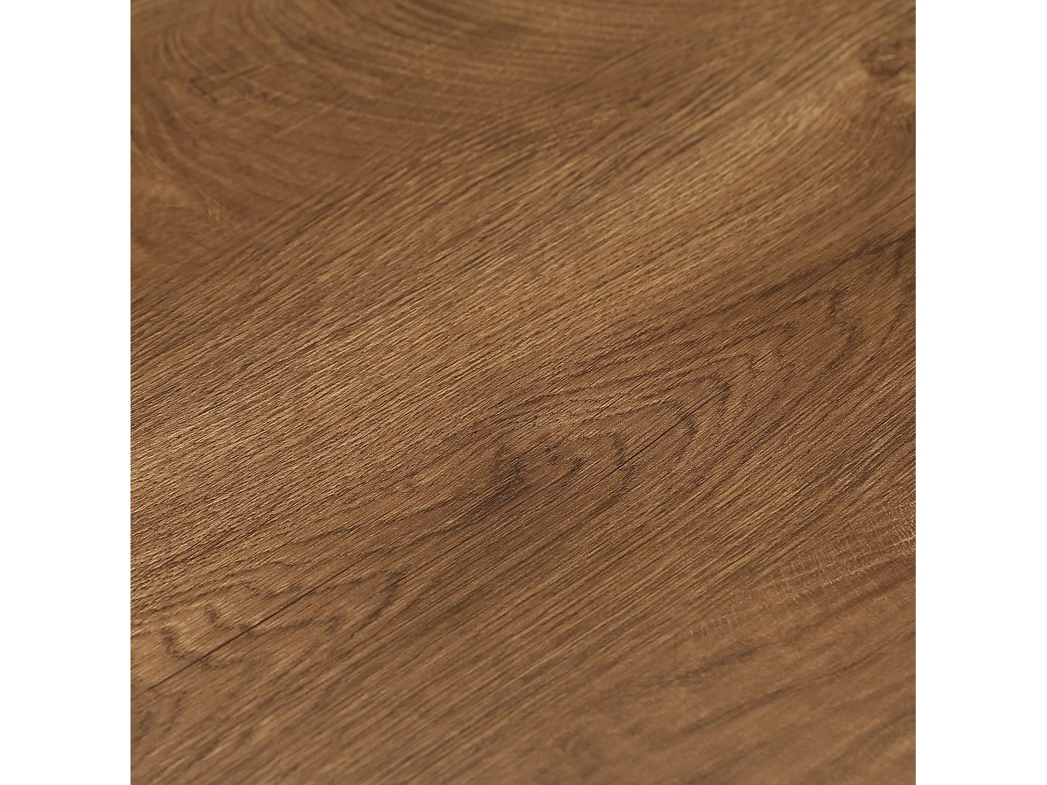 Vierkante eettafel voor 4 personen met metalen onderstel - MDF - Bruin 100 x 100 x 75 cm Stoelen niet inbegrepen