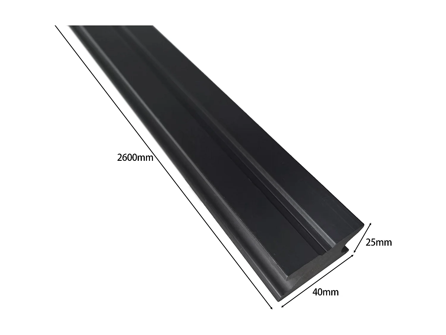Bardage en bois composite avec lambourdes - Pack de 5.12 m² - gris anthracite - CORNIO