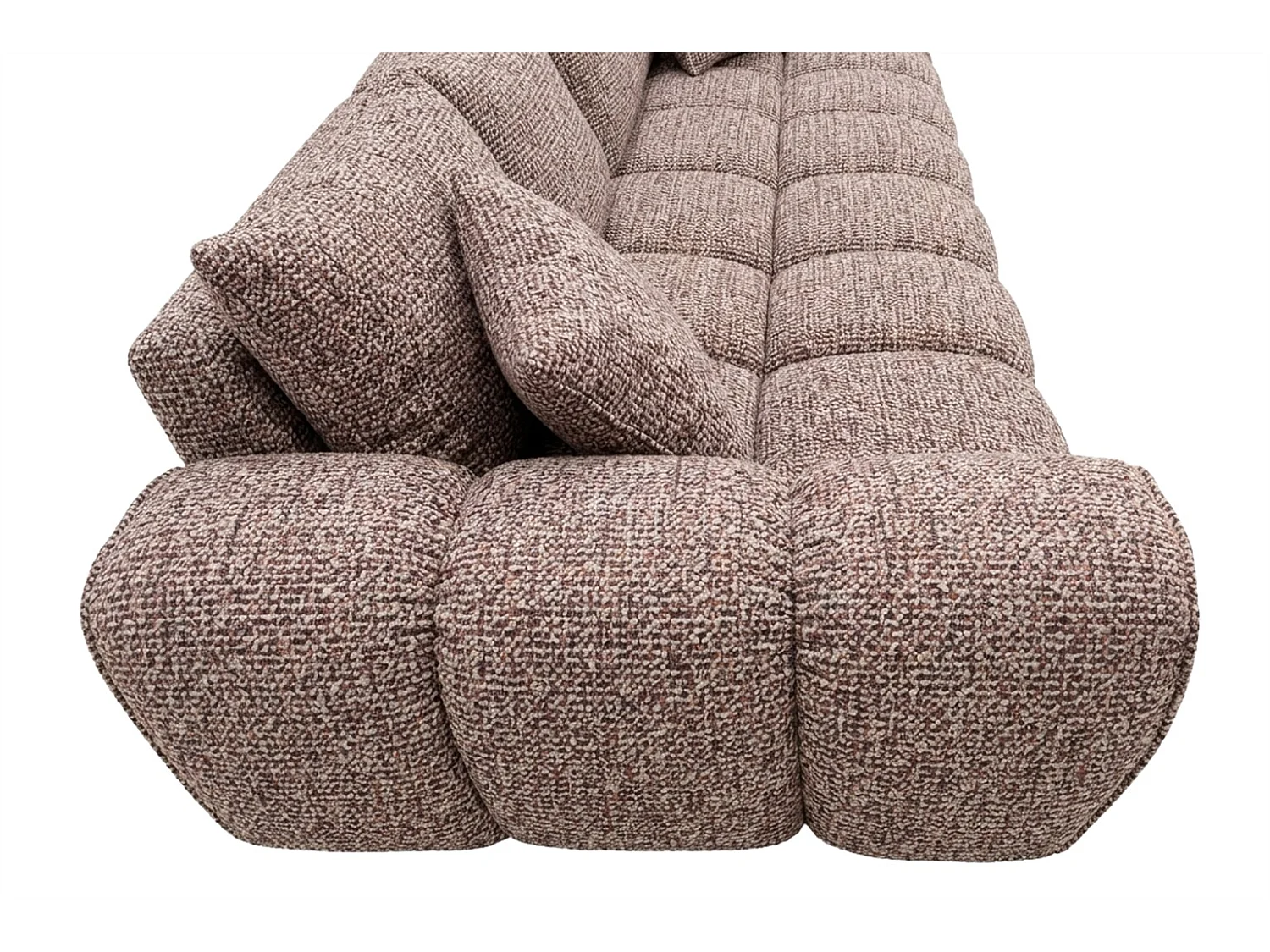 Sofa z funkcją spania i pojemnikiem, tkanina szenilowa Puente, Purpurowy, COSMOPOLITAN