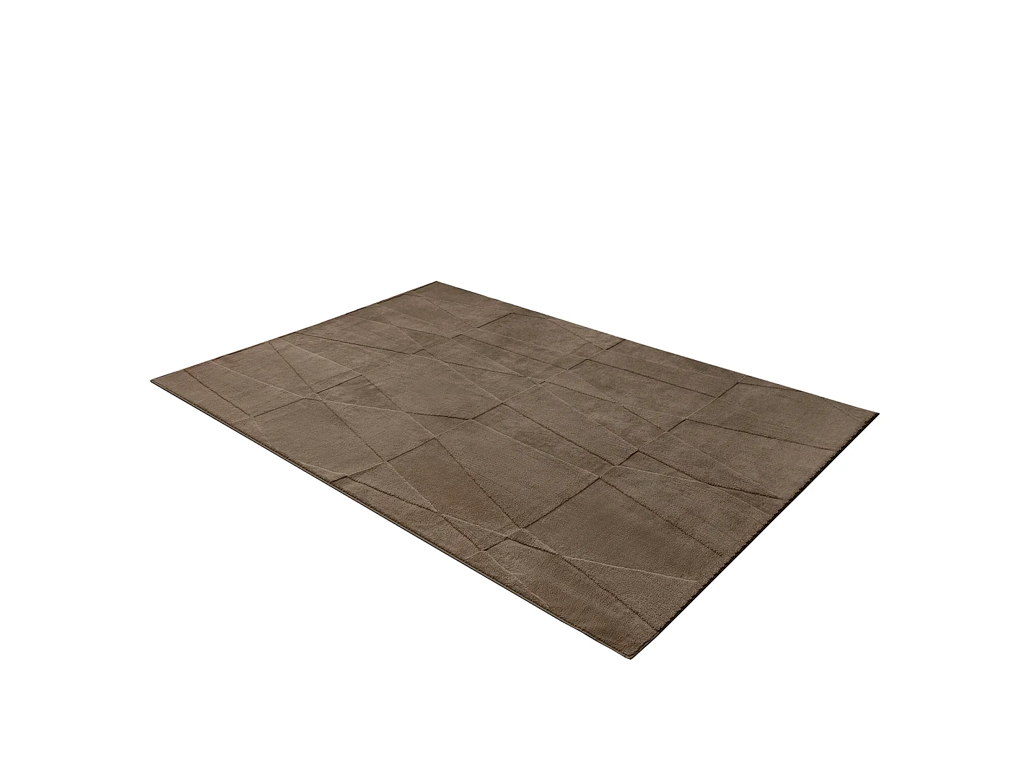 Velvet Serenity Washable Rug - Taupe 120x160cm