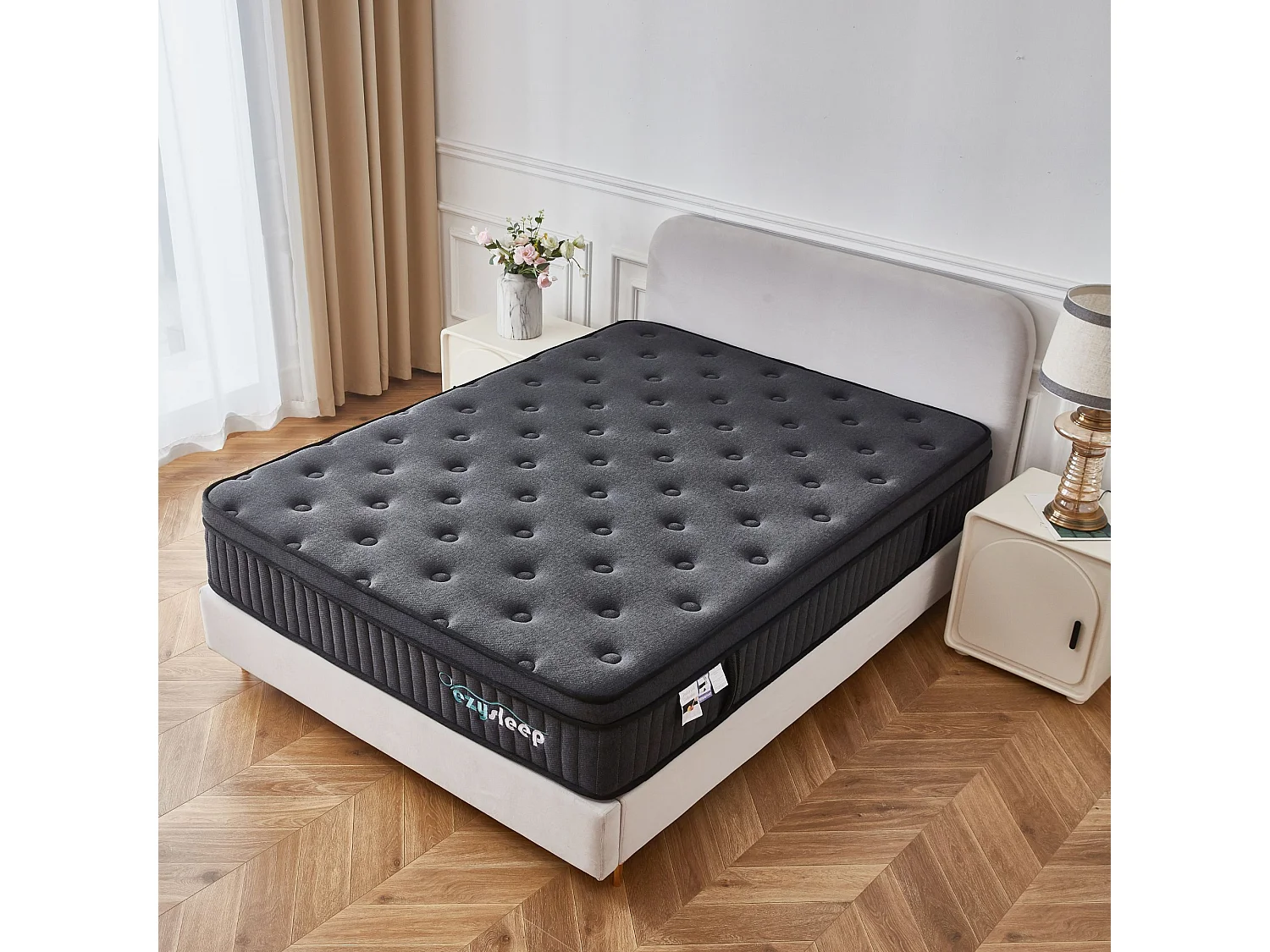 30cm Onyx Spring Foam Hybrid Mattress - 5 Year Guarantee - Double
