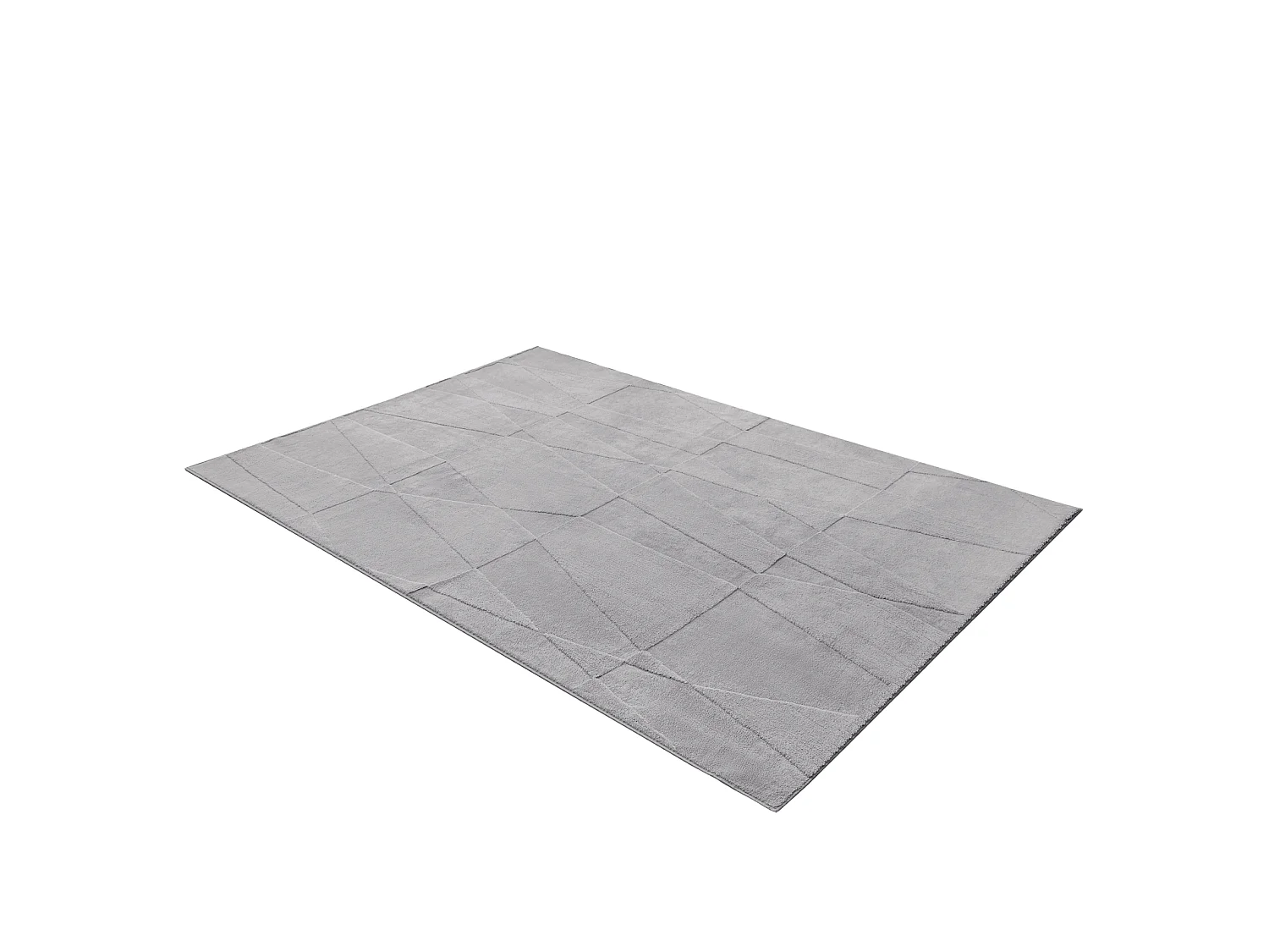 Velvet Serenity Washable Rug - Silver 200x240cm