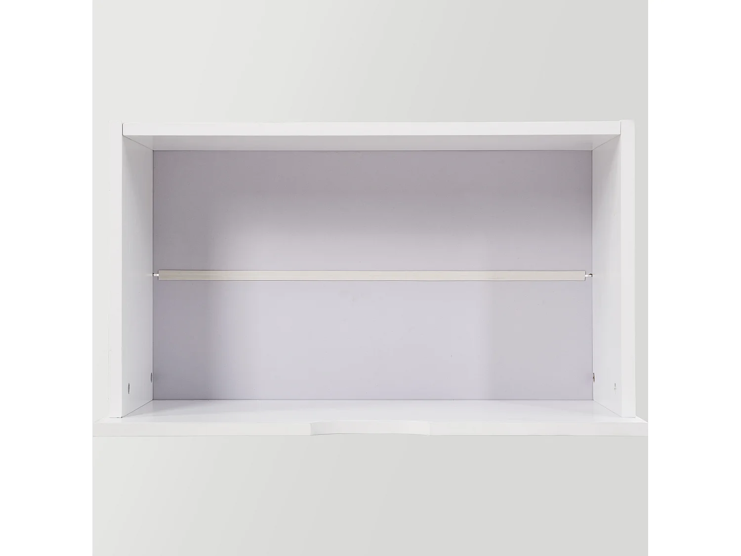 Lit Mi-Hauteur 90 x 190 cm - Pin Massif+MDF - Avec 2 Tiroirs Et Échelle Basse - Barrières Anti-Chute - Sans Matelas - Blanc