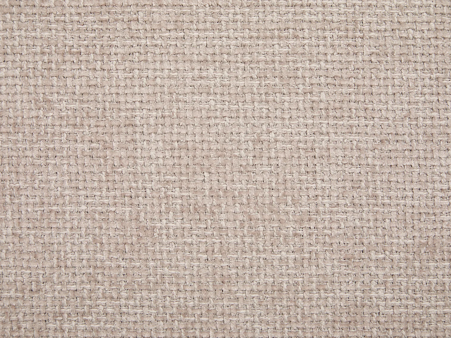 Lot de 6 chaises en tissu texturé et bois d’hévéa naturel foncé - Beige - MARLENI