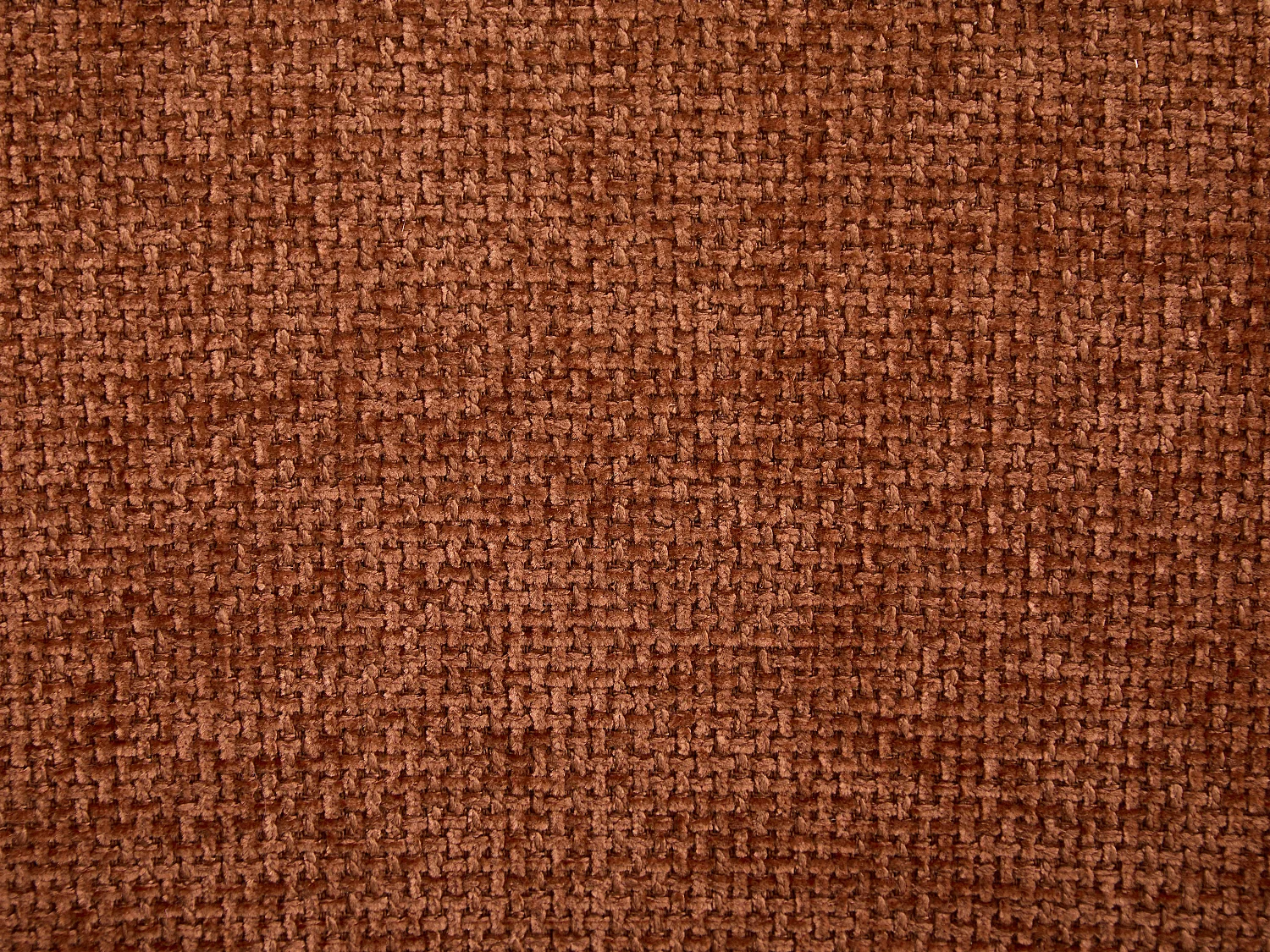 Lot de 6 chaises en tissu texturé et bois d’hévéa naturel clair - Terracotta - MARLENI