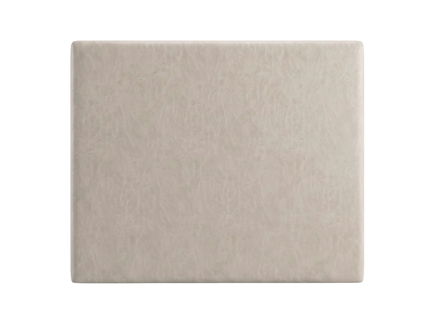 Cabeceira Magnol branca de 150 cm, estofada lisa, para cama de casal.