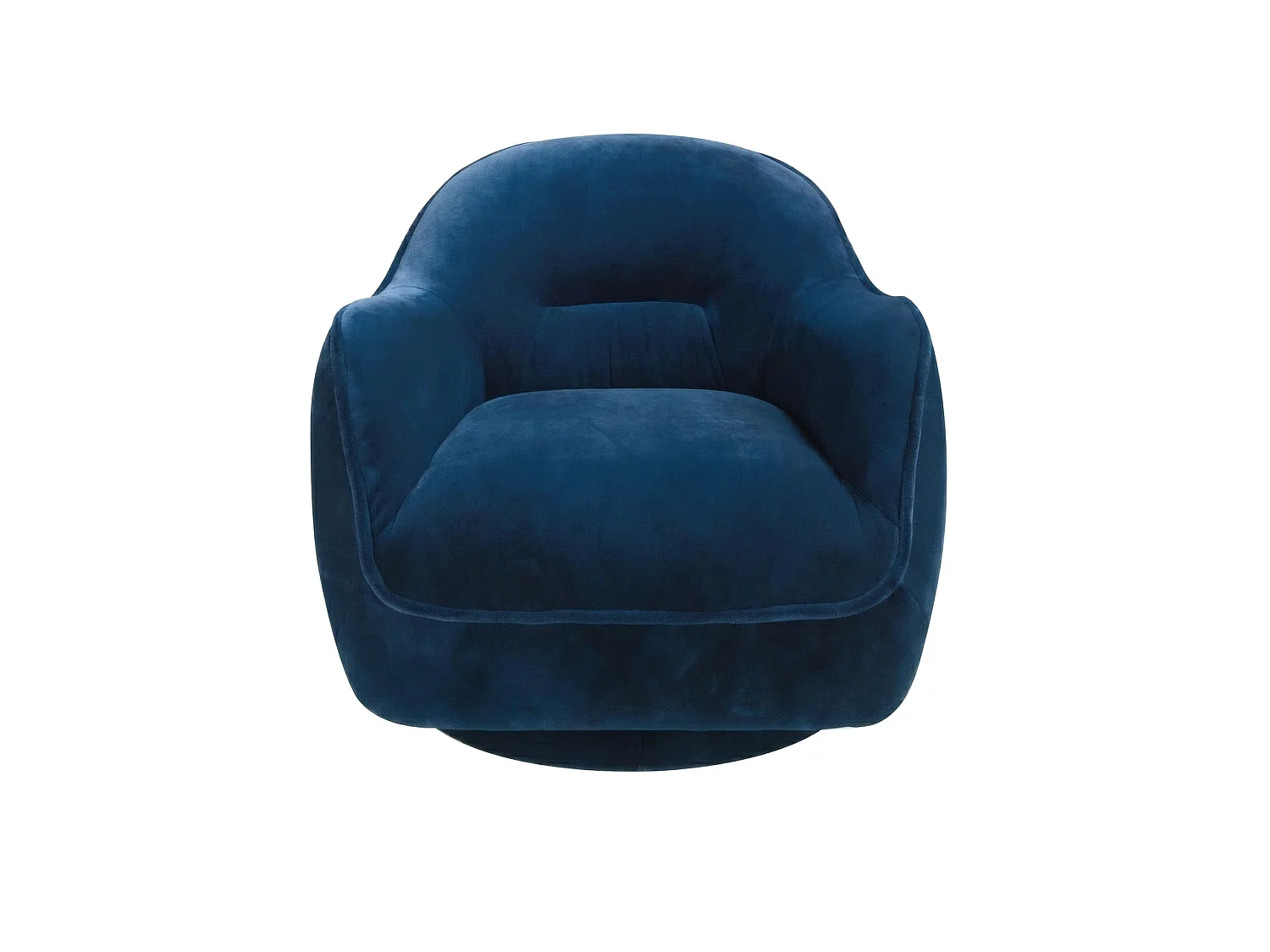 Drehsessel aus dunkelblauem Samt 5245 ANGEL CERDA