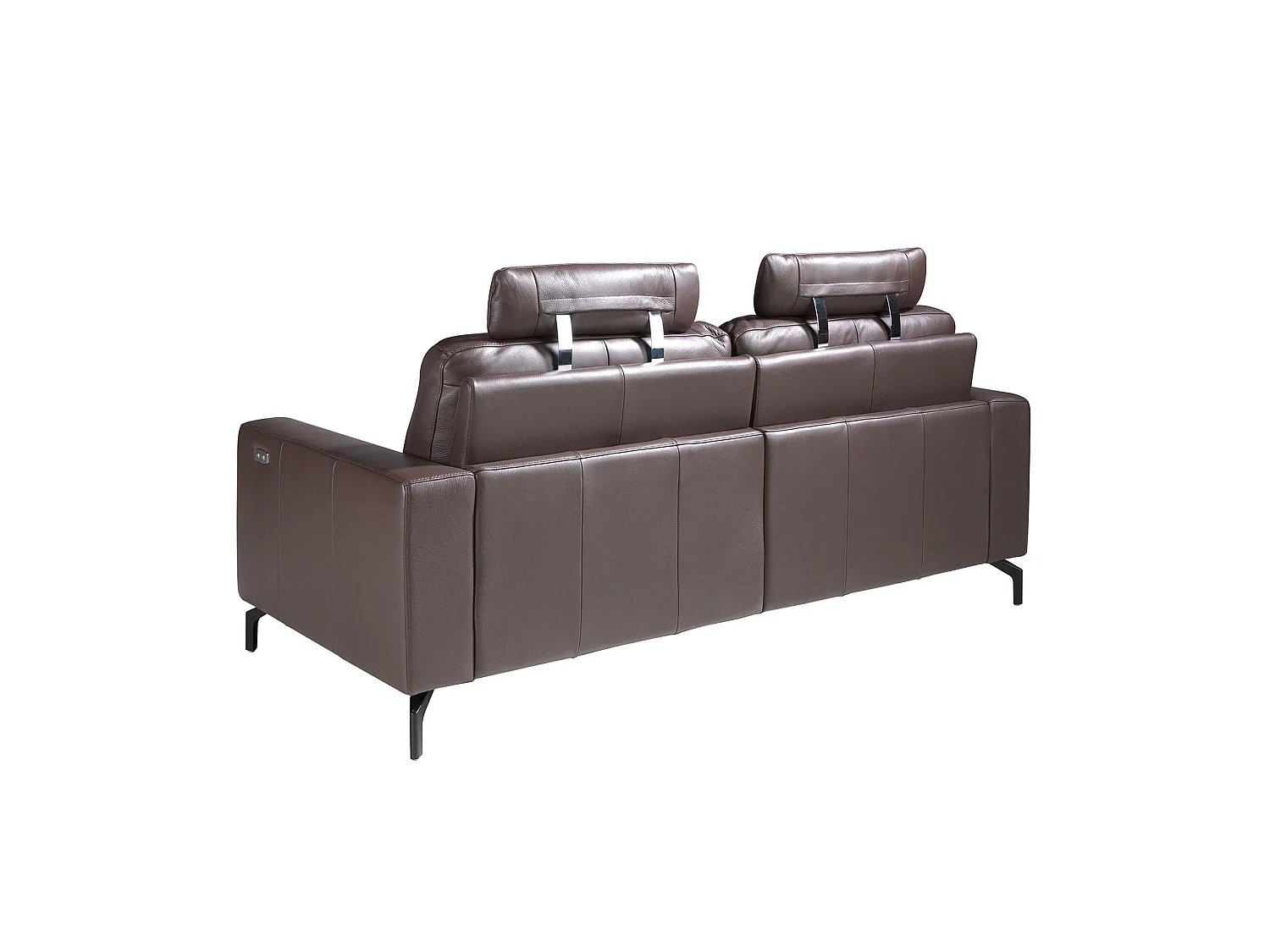 3-osobowa sofa relaksacyjna ze skóry w kolorze czekoladowego brązu 6366 ANGEL CERDA