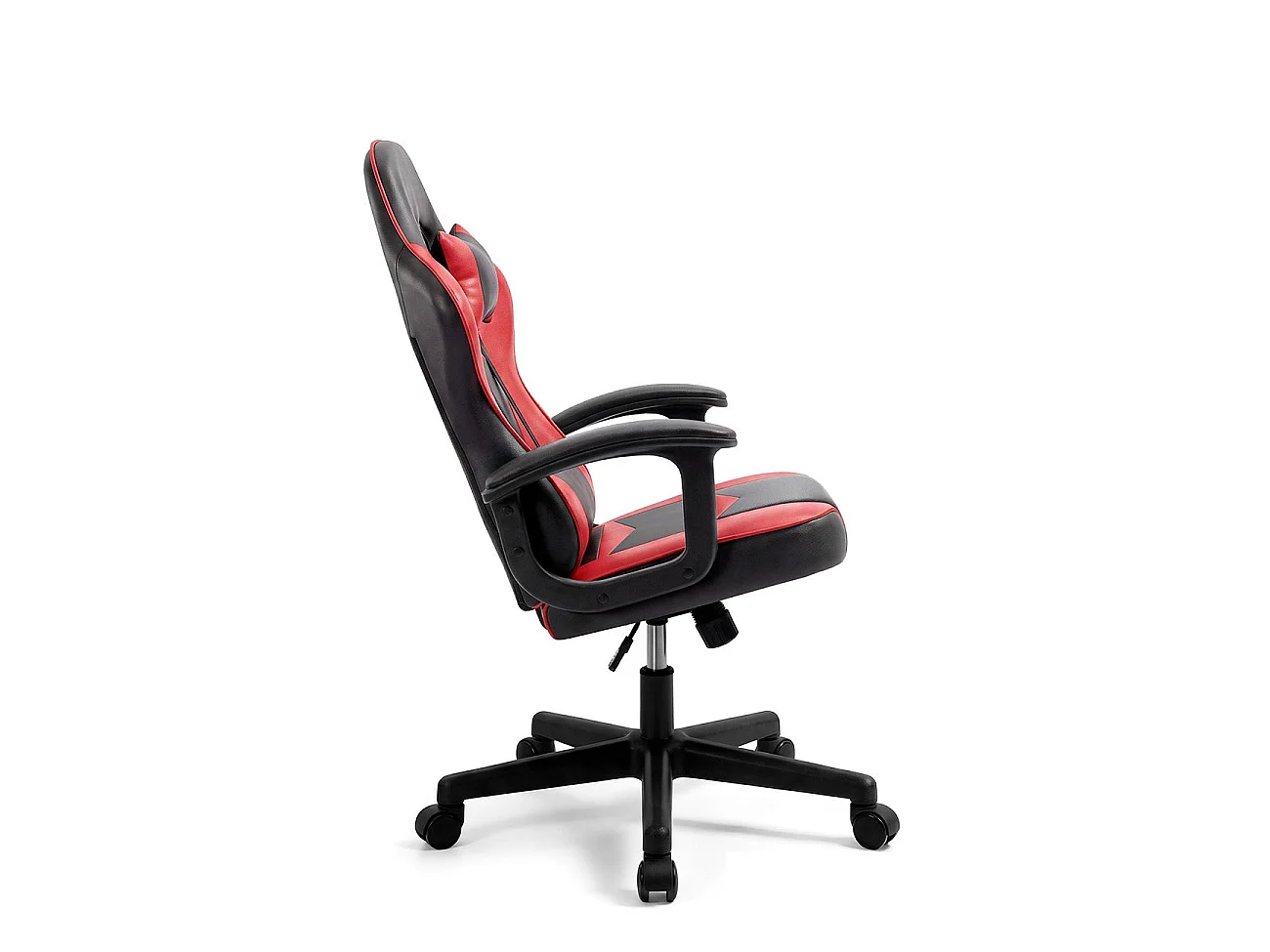 Silla gaming con altura ajustable Raptor Negro - Rojo