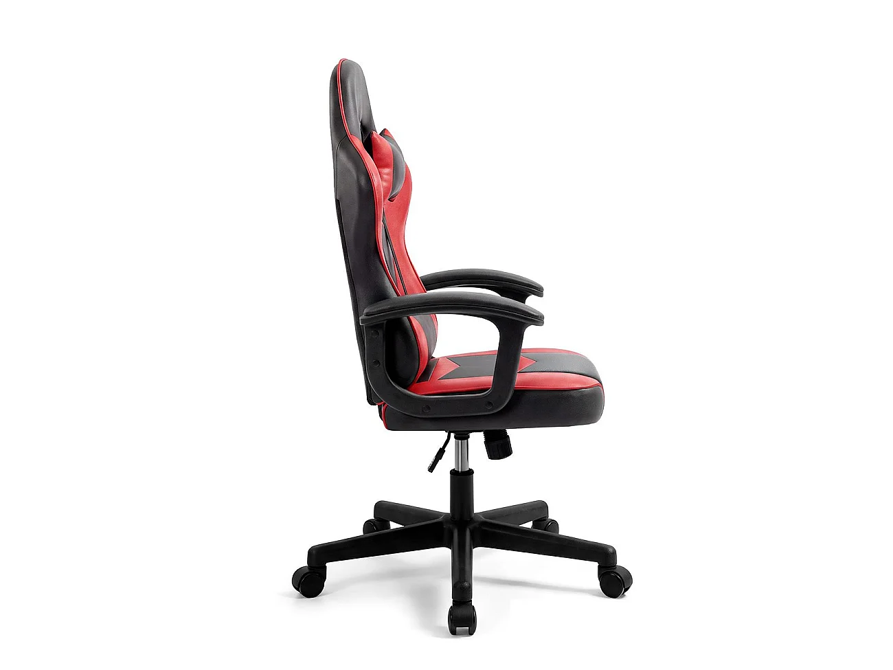 Silla gaming con altura ajustable Raptor Negro - Rojo