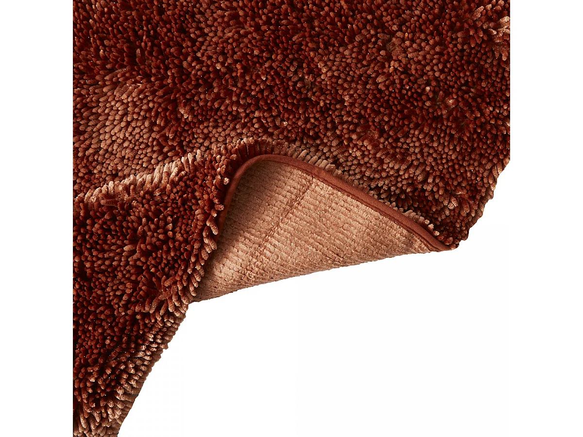 Tapis de bain chenille fil doré 60x120cm