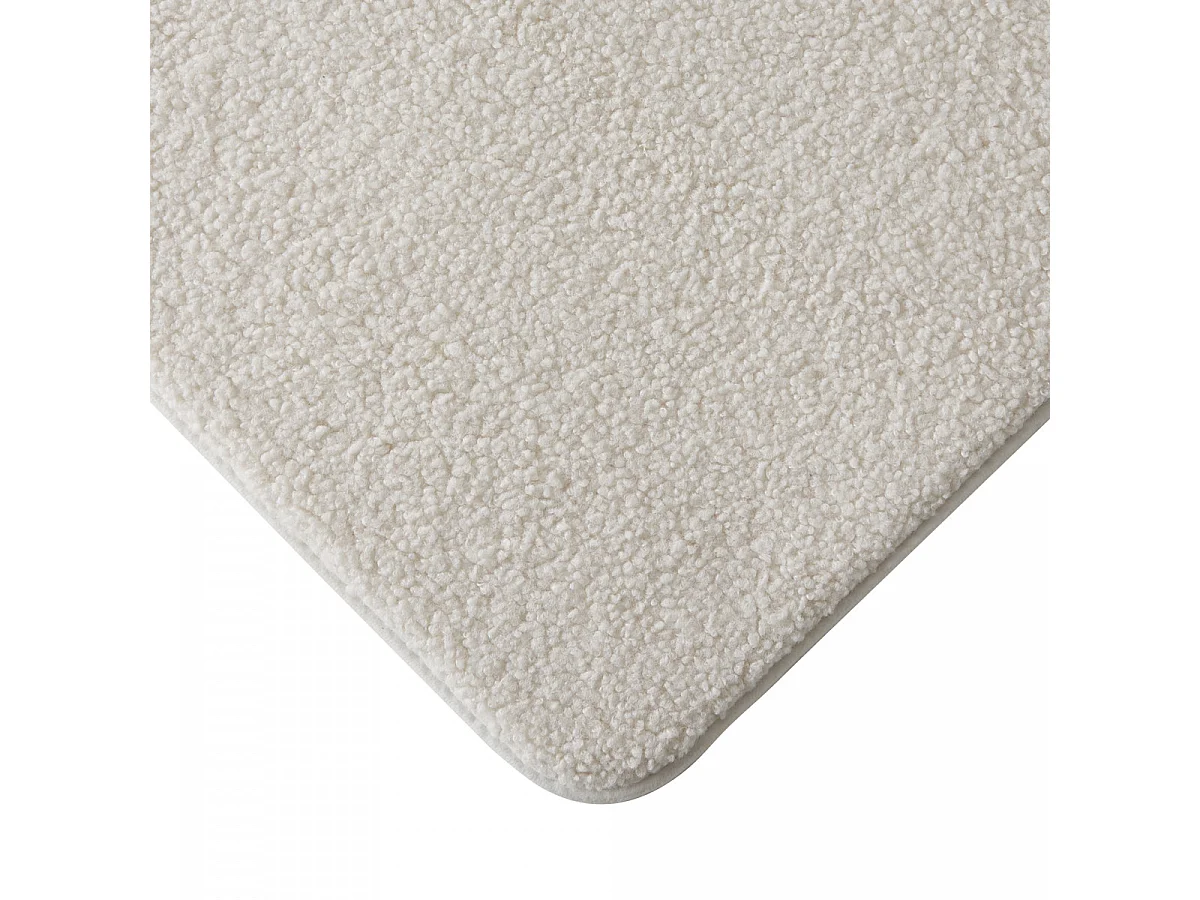 Tapis de bain bouclette mémoire de forme 50x80cm